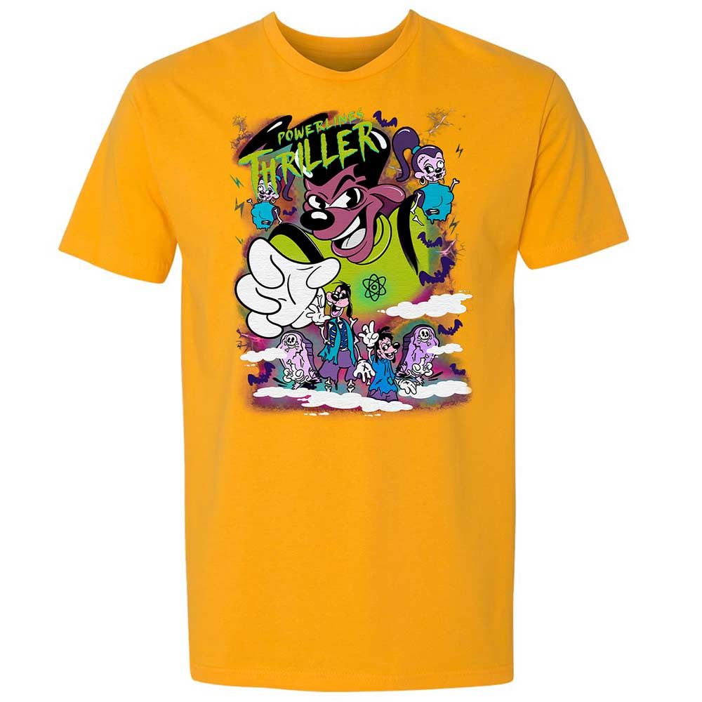 Vintage Pop Cartoon Horror Mashup - Gold - 18