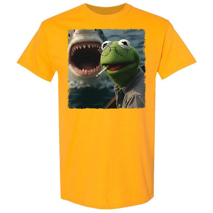 Classic Unisex T-Shirt - KYL3K8YQ - Gold - 18