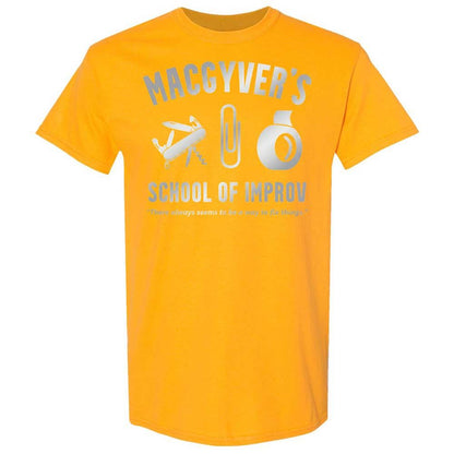 Classic Unisex T-Shirt - Q8HSWB7S - Gold - 18
