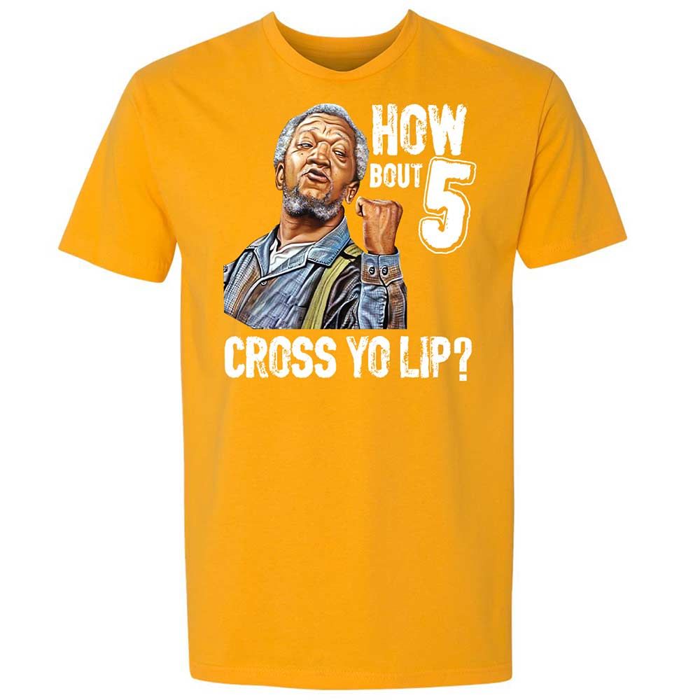 How bout 5 cross yo lip - Gold - 18