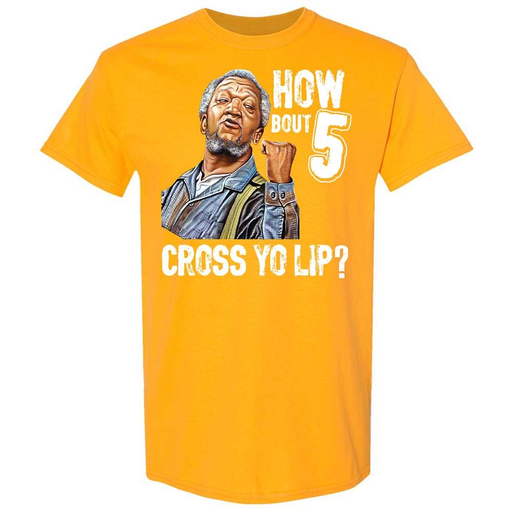 How bout 5 cross yo lip - Gold - 18