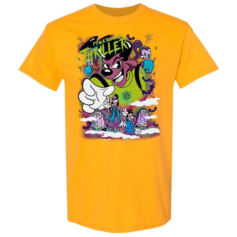 Vintage Pop Cartoon Horror Mashup - Gold - 18