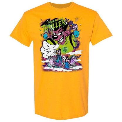 Vintage Pop Cartoon Horror Mashup - Gold - 18