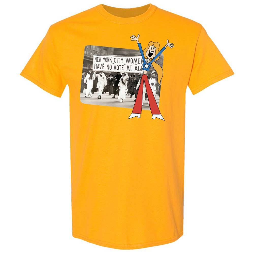 Vote for women - Gold - 18