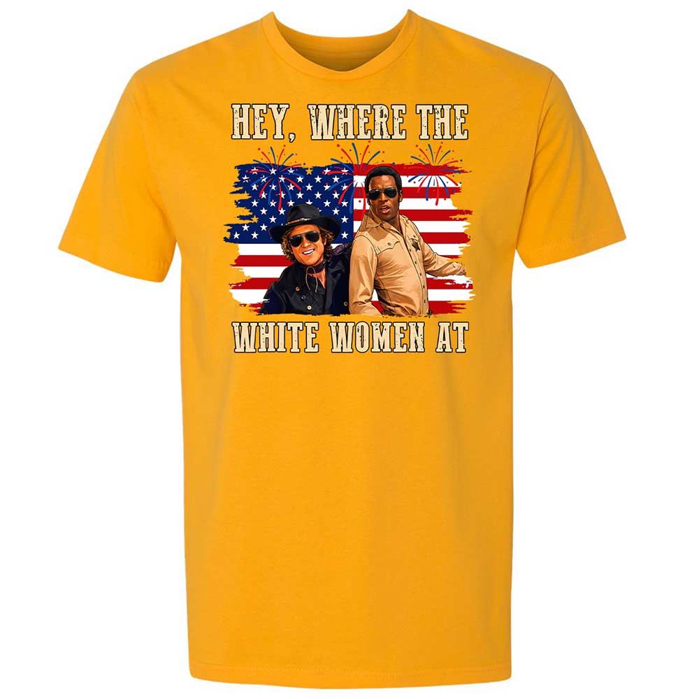 Hey Where The White At - Gold - 18
