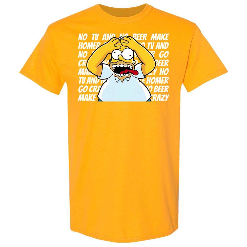 No TV and No Beer Make Homer Go Crazy - Gold - 18