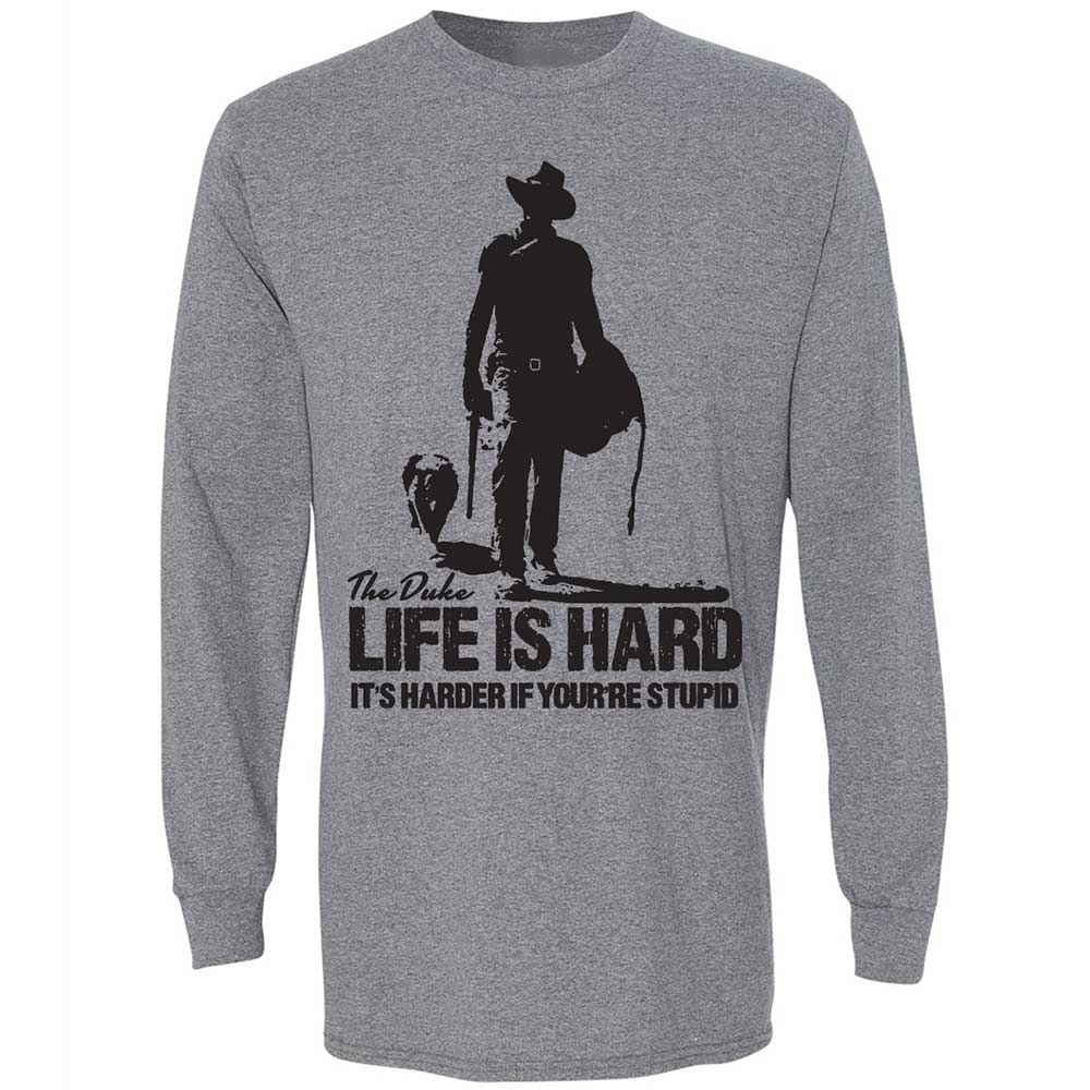 Life is hard - Graphite Heather - 18
