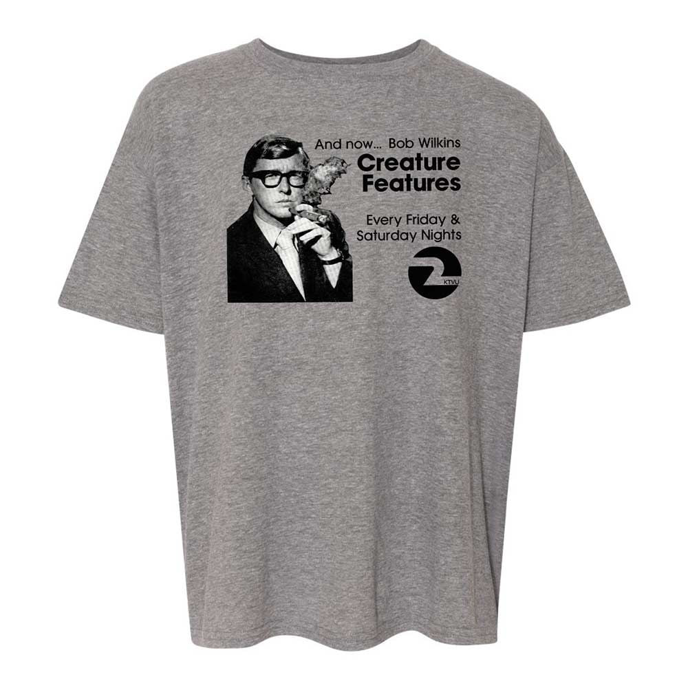 Bob Wilkins Creature Features - Graphite Heather - 18