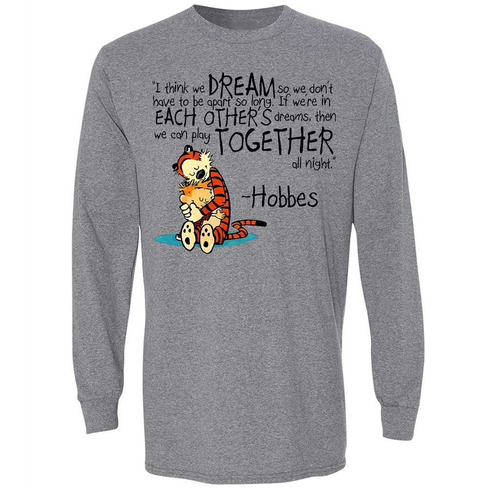 Calvin Hobbes Dreams - Graphite Heather - 18
