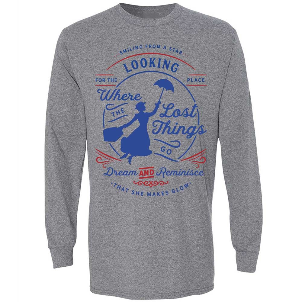 Long Sleeve T-Shirt - D8G1LR9V - Graphite Heather - 18