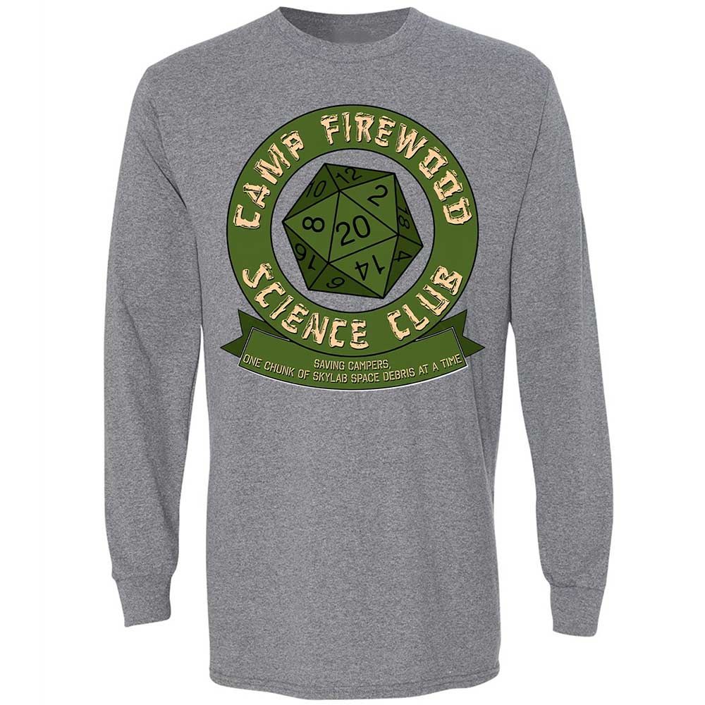 Camp Firewood Science Club - Graphite Heather - 18