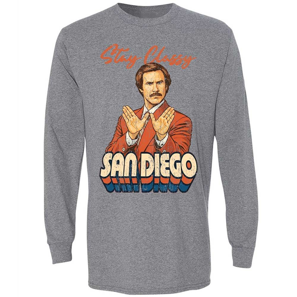 Long Sleeve T-Shirt - L2FTJ4X9 - Graphite Heather - 18
