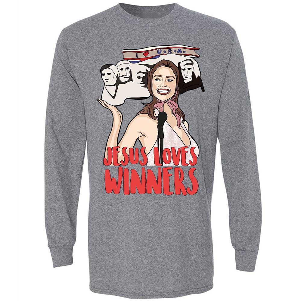 He Loves Winners - Graphite Heather - 18