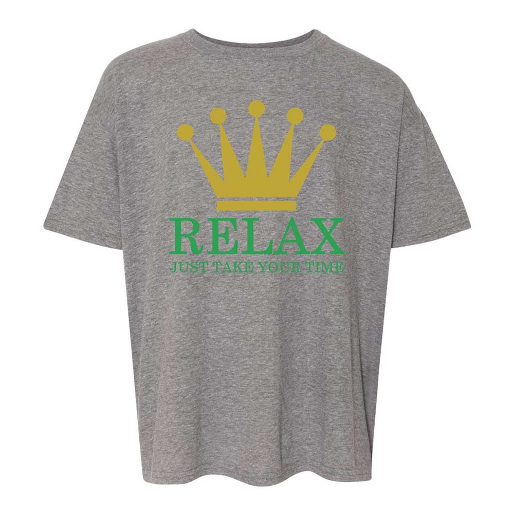 Relax Just Take Your Time - Graphite Heather - 18
