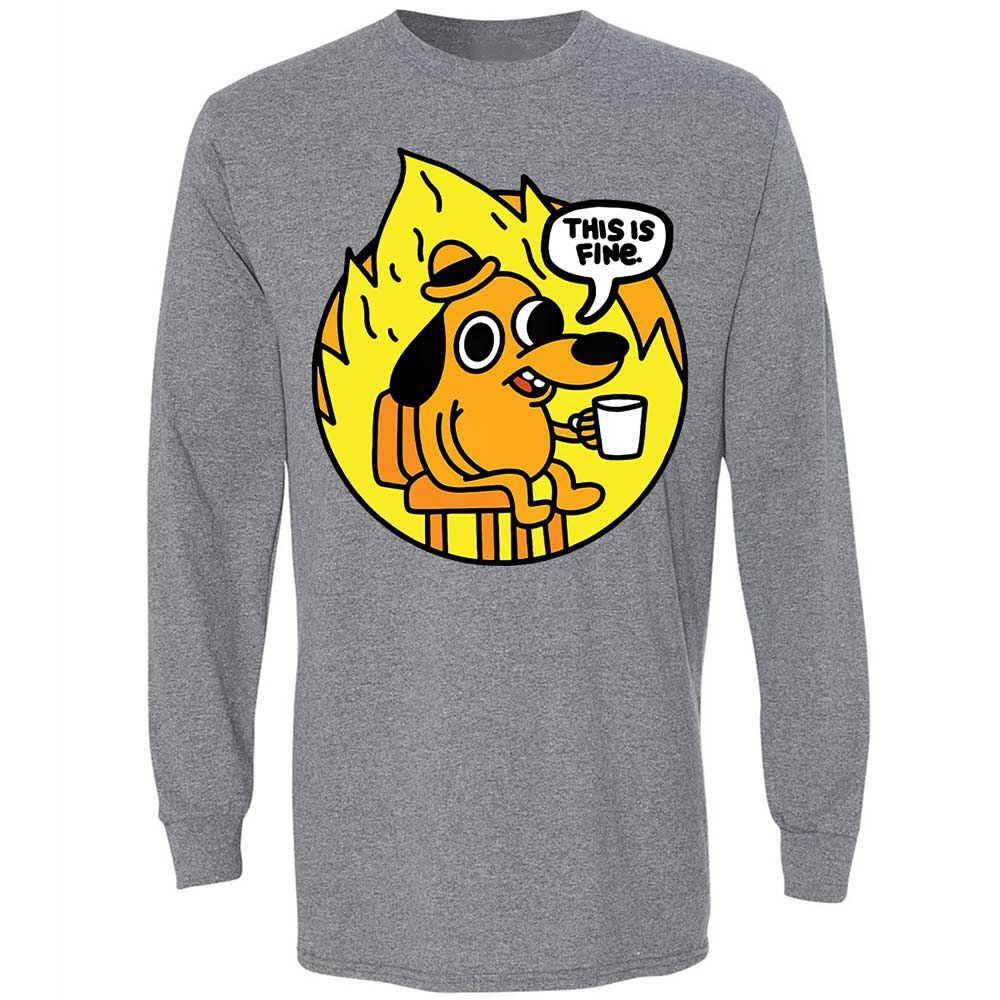 This is Fine - Graphite Heather - 18