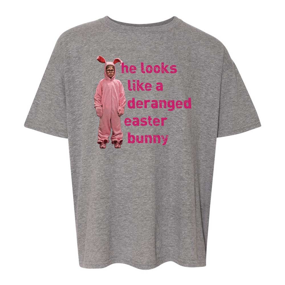 He Looks Like a Deranged Easter Bunny - Graphite Heather - 18