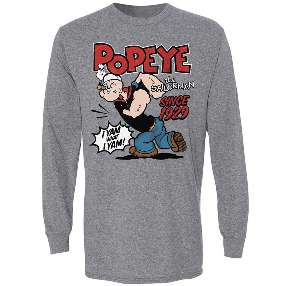 Long Sleeve T-Shirt - 99HBCY7C - Graphite Heather - 18