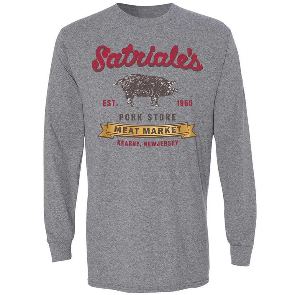 Long Sleeve T-Shirt - 3XE8BPBQ - Graphite Heather - 18