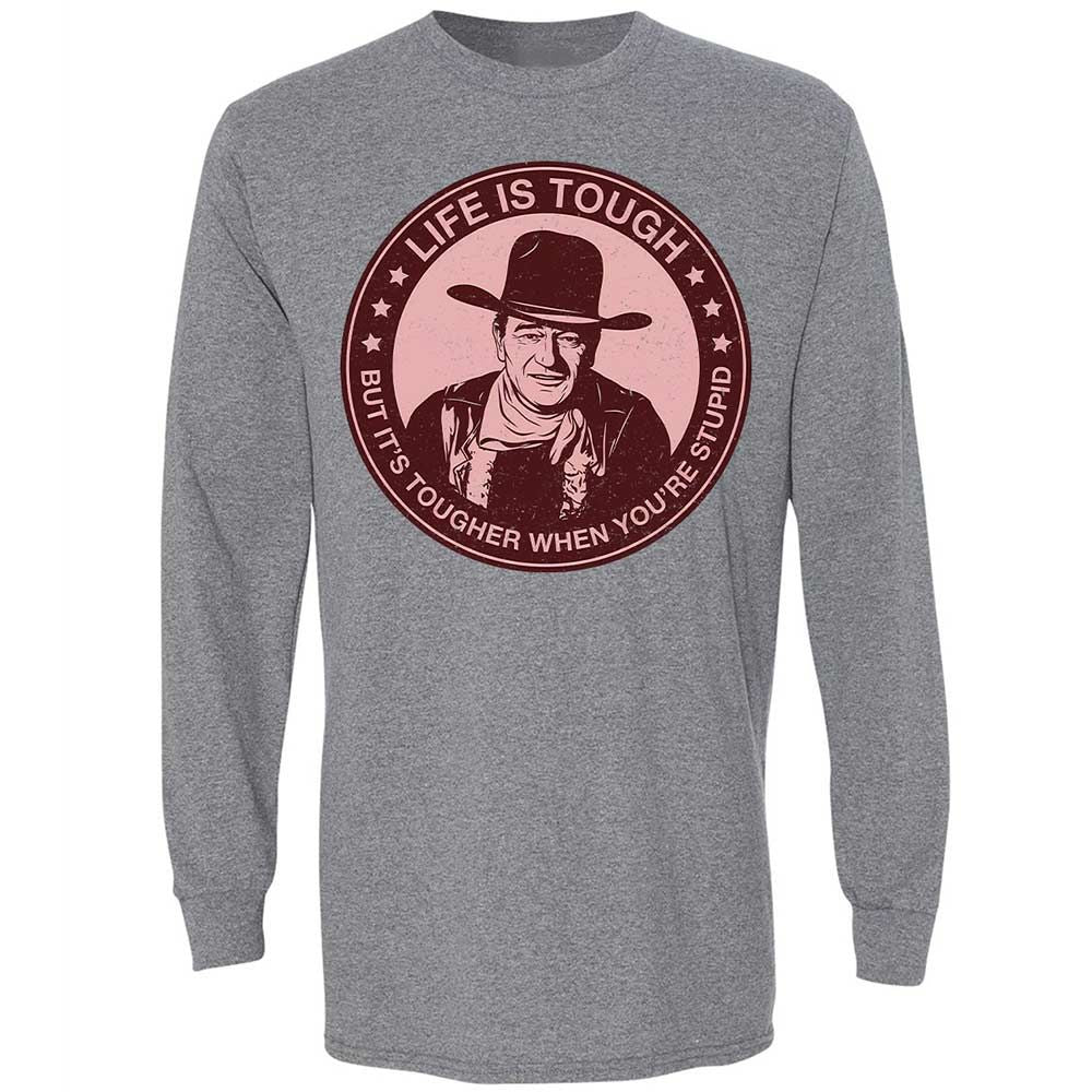 Long Sleeve T-Shirt - E6ZMKBBC - Graphite Heather - 18