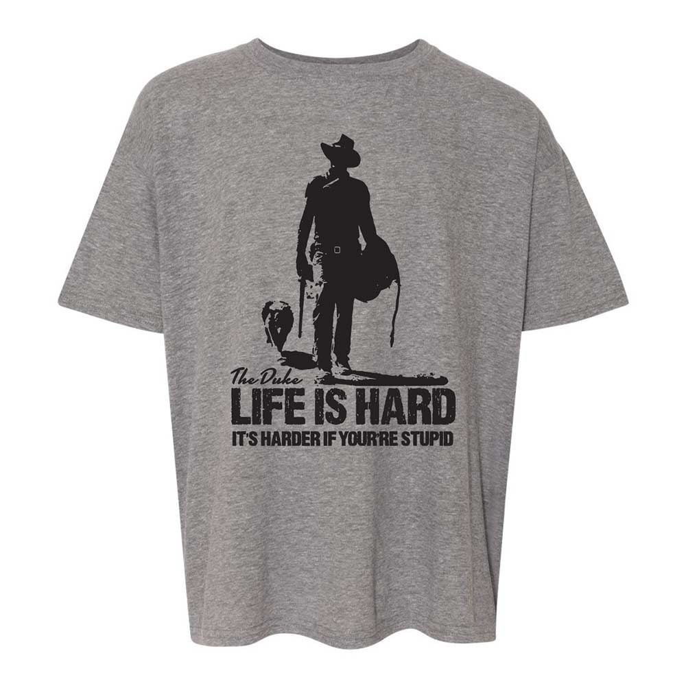 Life is hard - Graphite Heather - 18