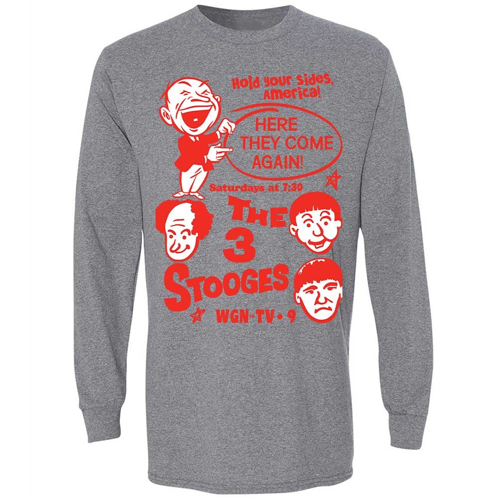 The 3 Stooges - Graphite Heather - 18