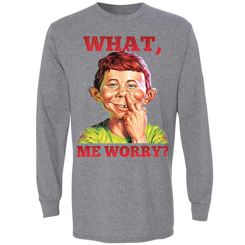 What, me worry - Graphite Heather - 18