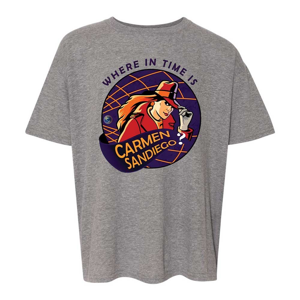 Where in Time Is Carmen Sandiego - Graphite Heather - 18