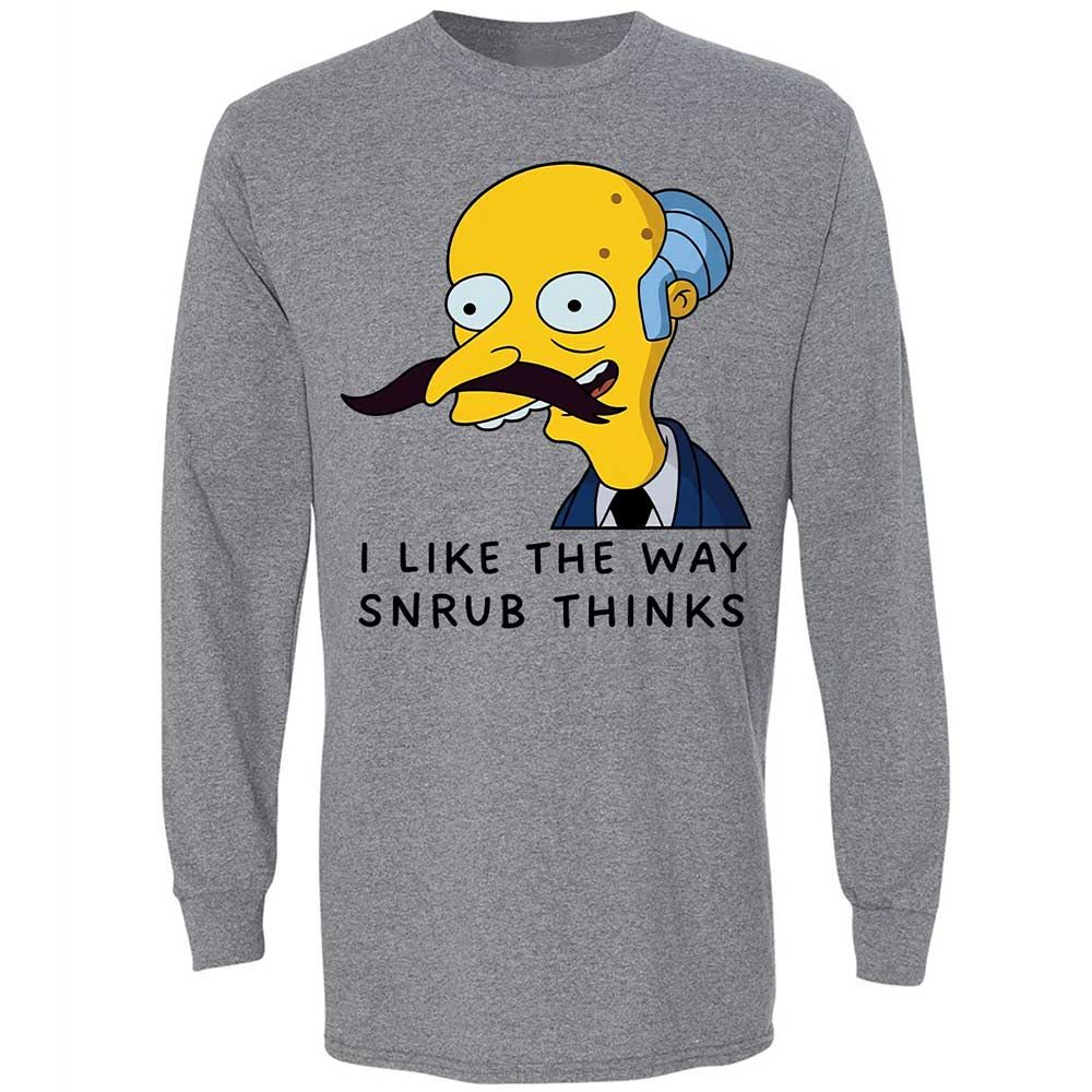I Like the Way Snrub Thinks - Graphite Heather - 18