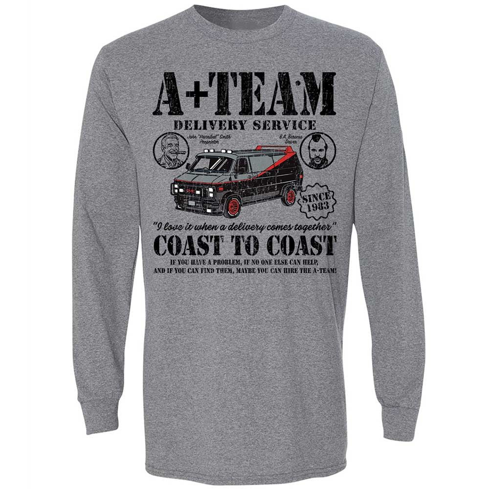 Long Sleeve T-Shirt - X3Z2EW35 - Graphite Heather - 18