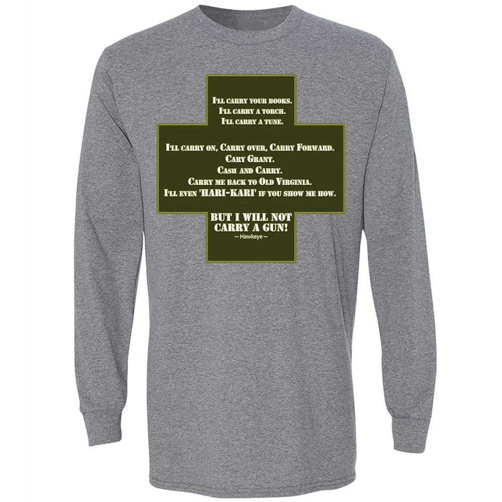 I Will Not Carry a Gun - Graphite Heather - 18