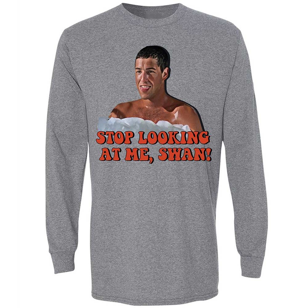 Long Sleeve T-Shirt - BC91P9TJ - Graphite Heather - 18