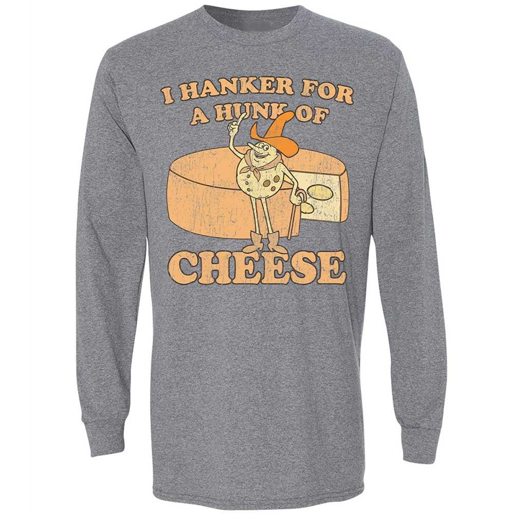 Hanker For A Hunk Of Cheese - Graphite Heather - 18