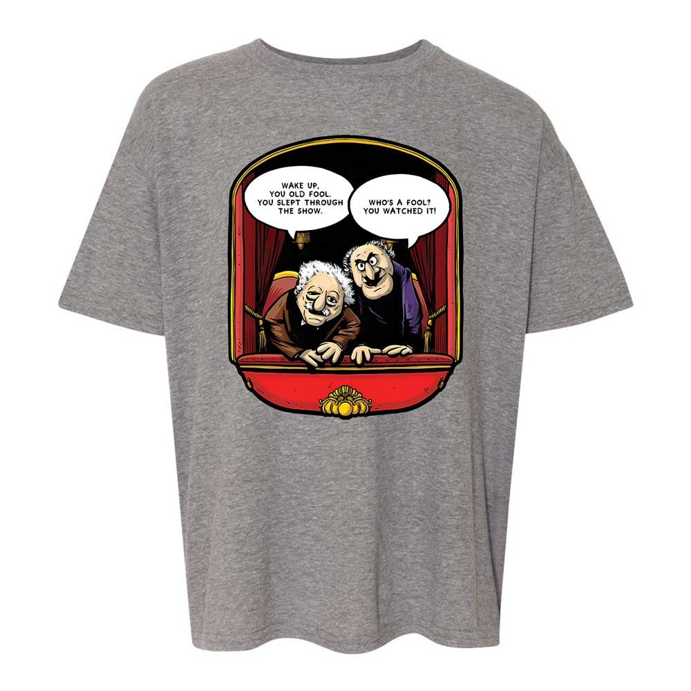 Statler and Waldorf (Wake Up) - Graphite Heather - 18