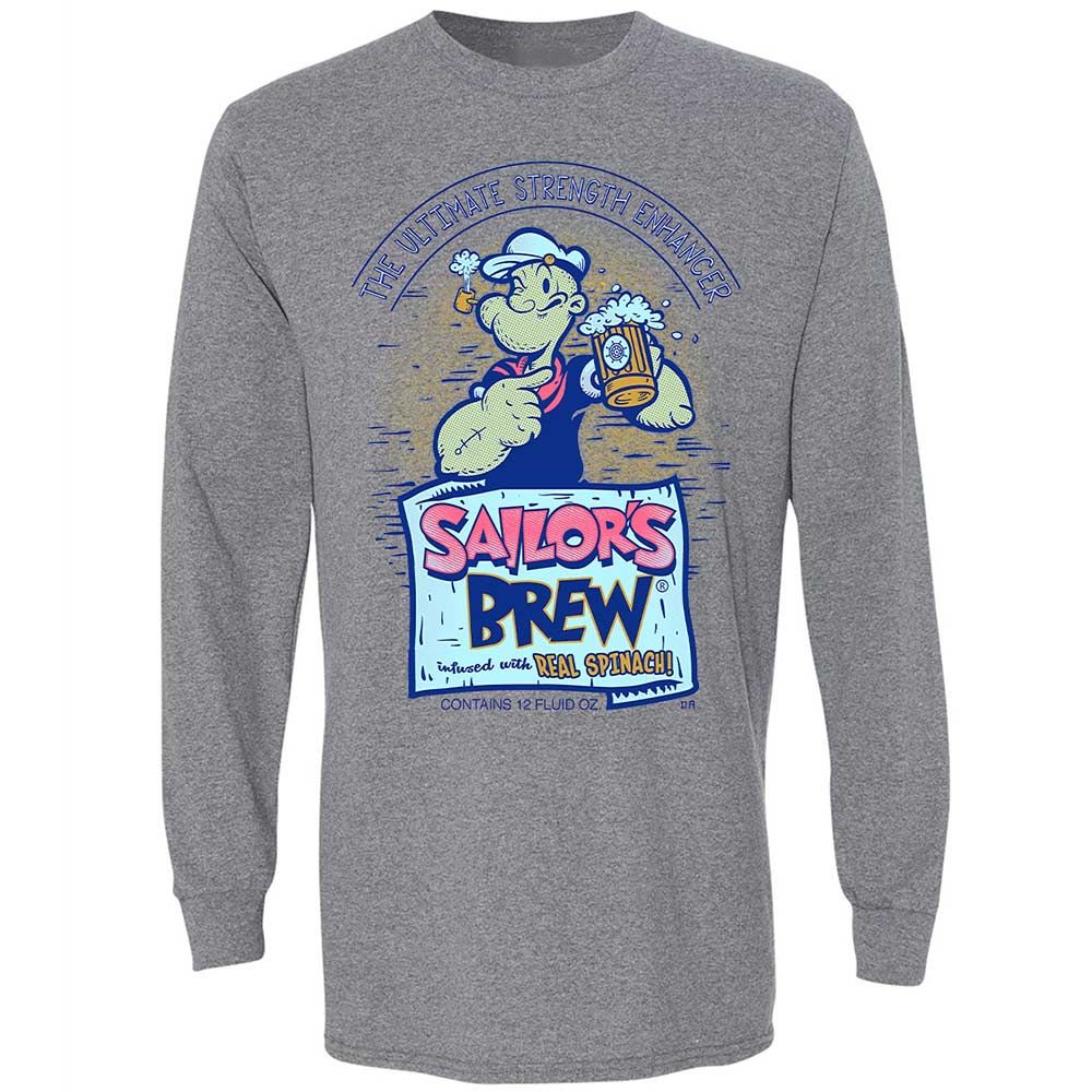 Long Sleeve T-Shirt - XQRSCW7R - Graphite Heather - 18