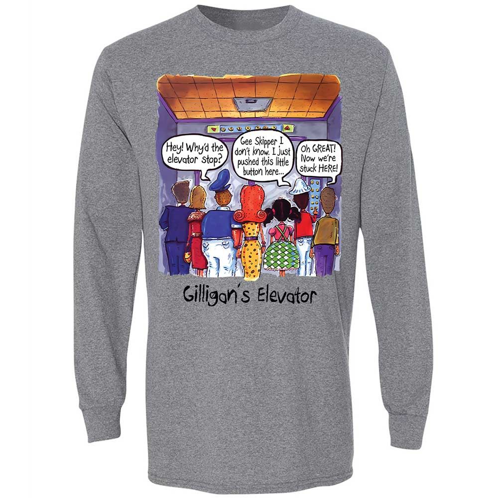 Long Sleeve T-Shirt - XKXZQP6R - Graphite Heather - 18