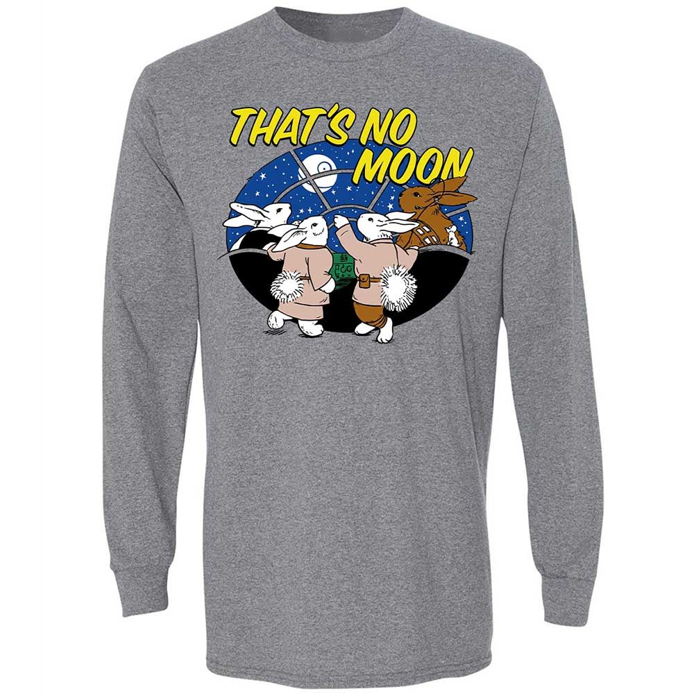 Long Sleeve T-Shirt - White - Graphite Heather - 18