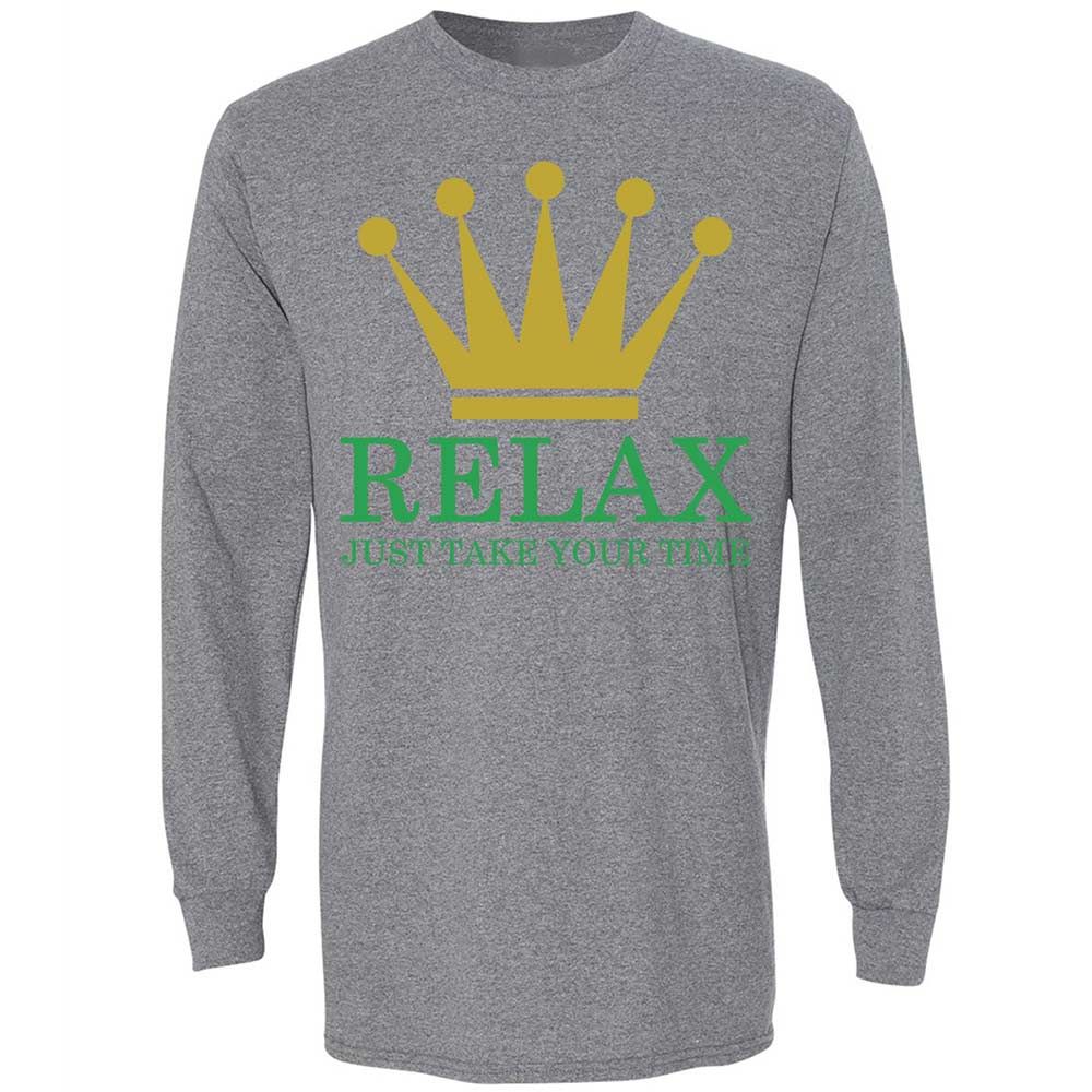 Relax Just Take Your Time - Graphite Heather - 18