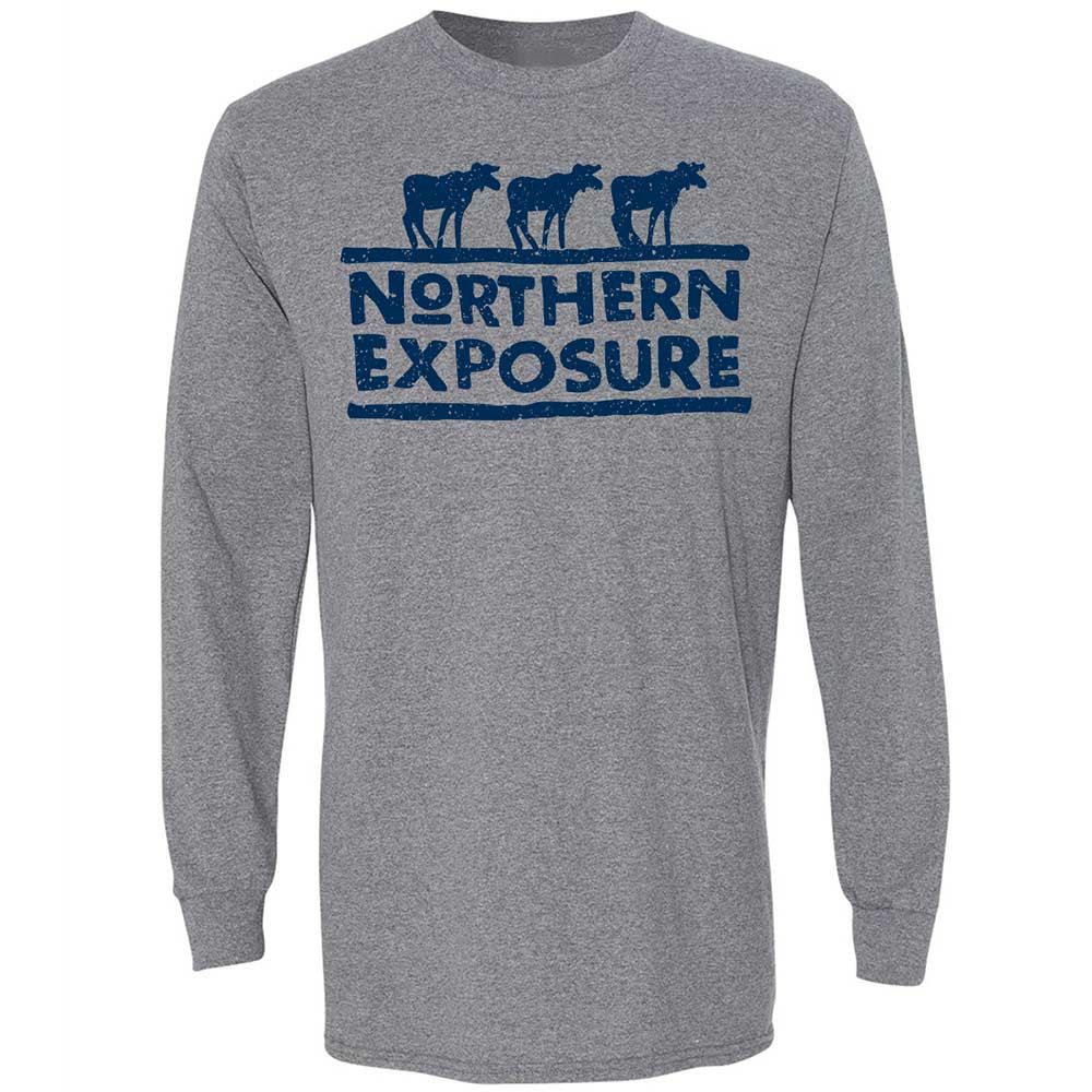 Long Sleeve T-Shirt - 8ST8V4GZ - Graphite Heather - 18
