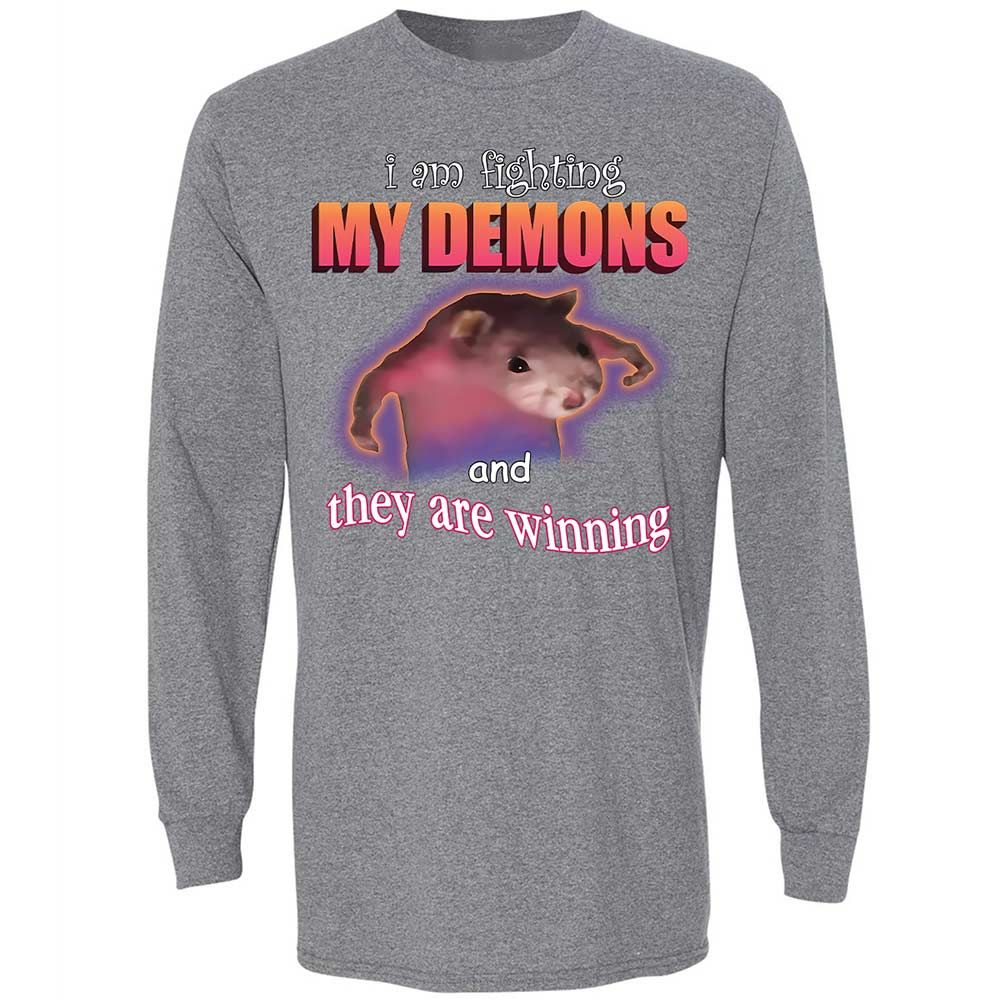 I'm fighting my demons - Graphite Heather - 18