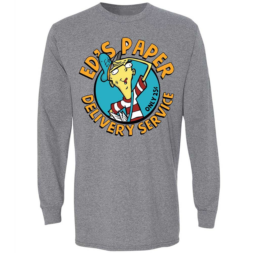 Long Sleeve T-Shirt - TE5YUV1J - Graphite Heather - 18
