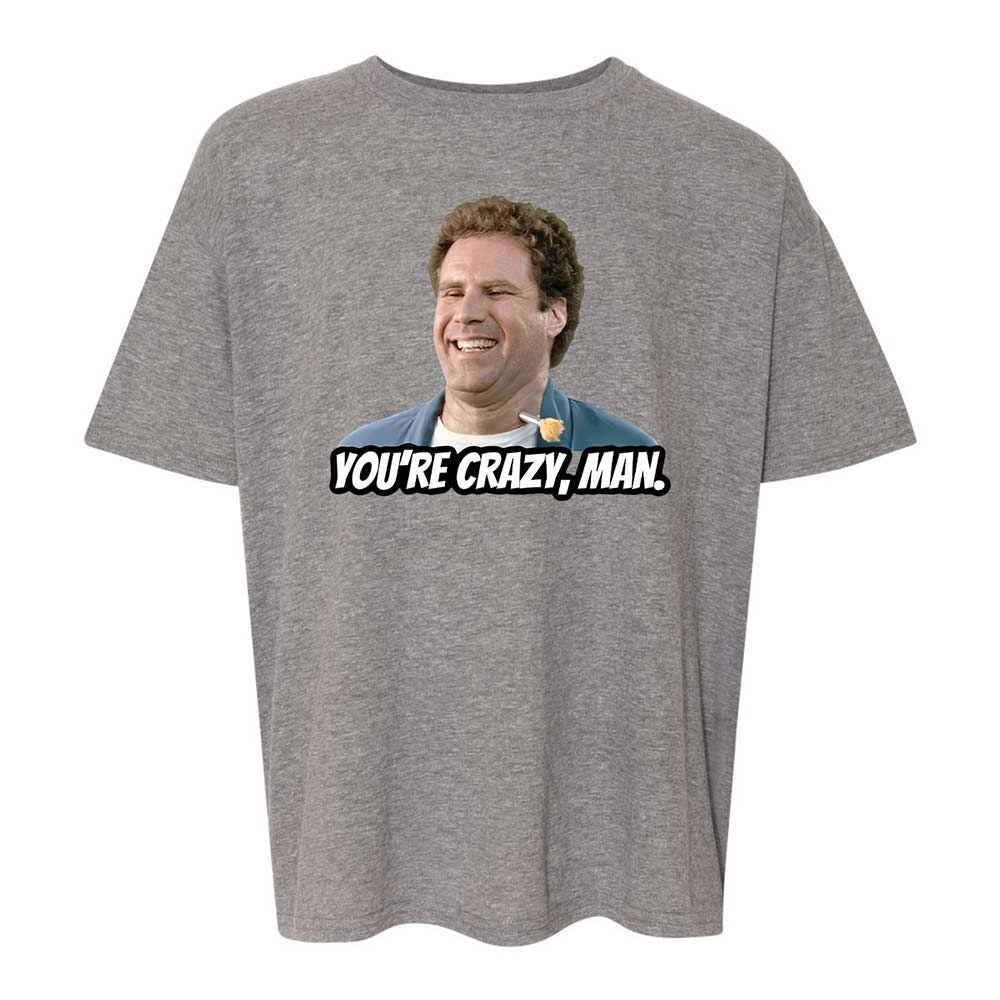 You're crazy, man - Graphite Heather - 18