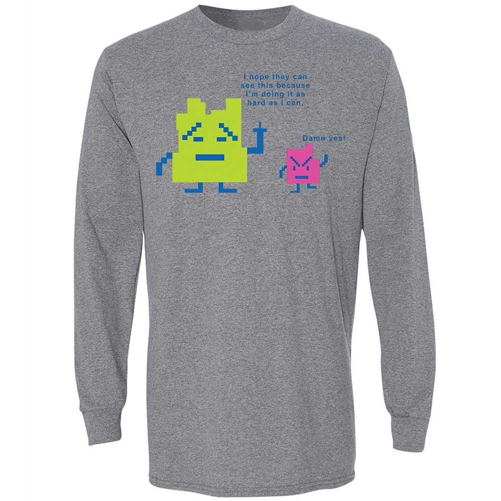 Long Sleeve T-Shirt - SMPANMPZ - Graphite Heather - 18