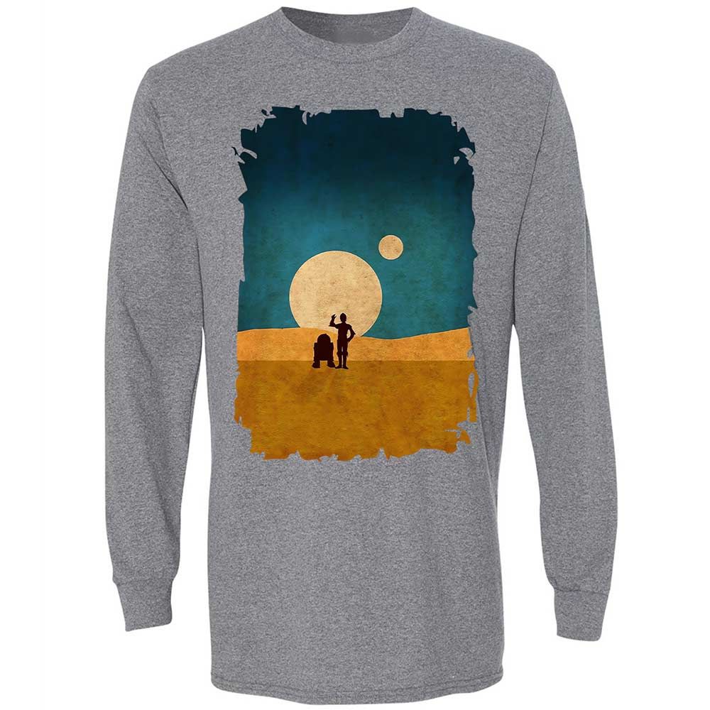 Droids In The Dunes - Graphite Heather - 18