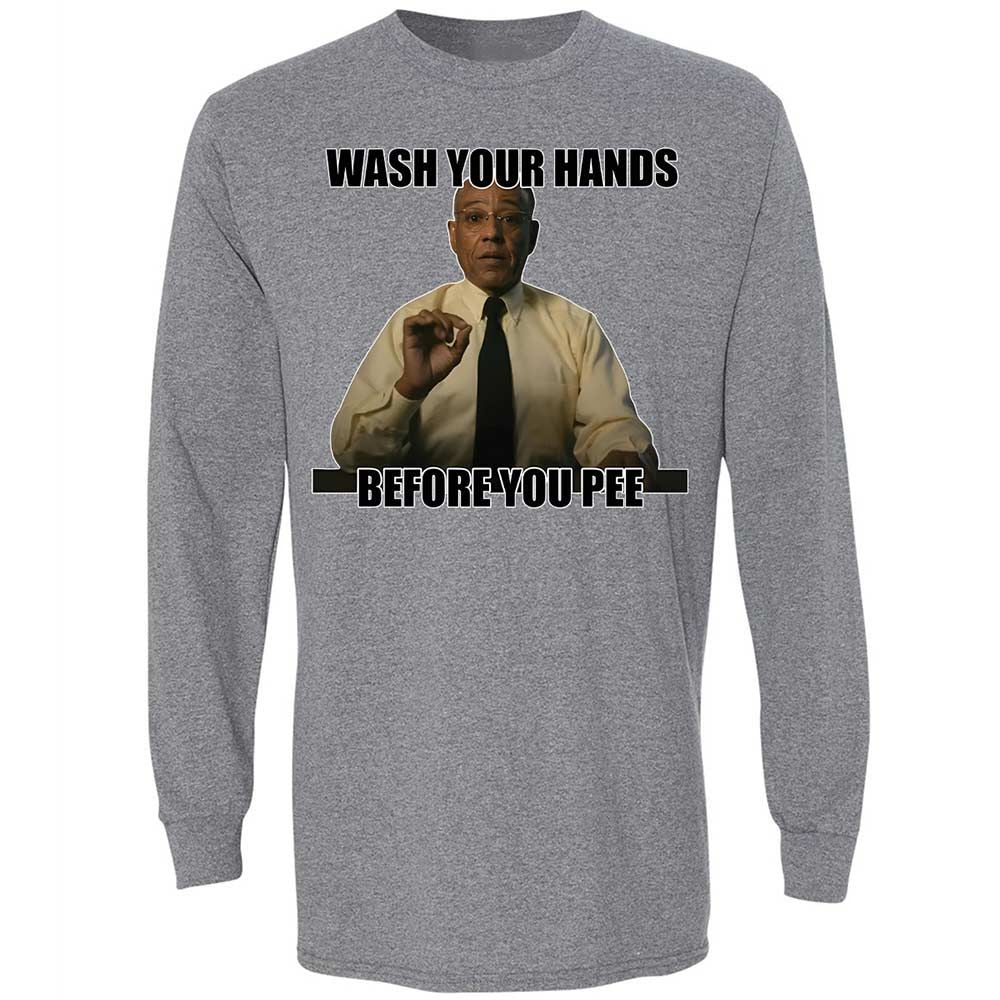 Long Sleeve T-Shirt - 1TYQW8LG - Graphite Heather - 18