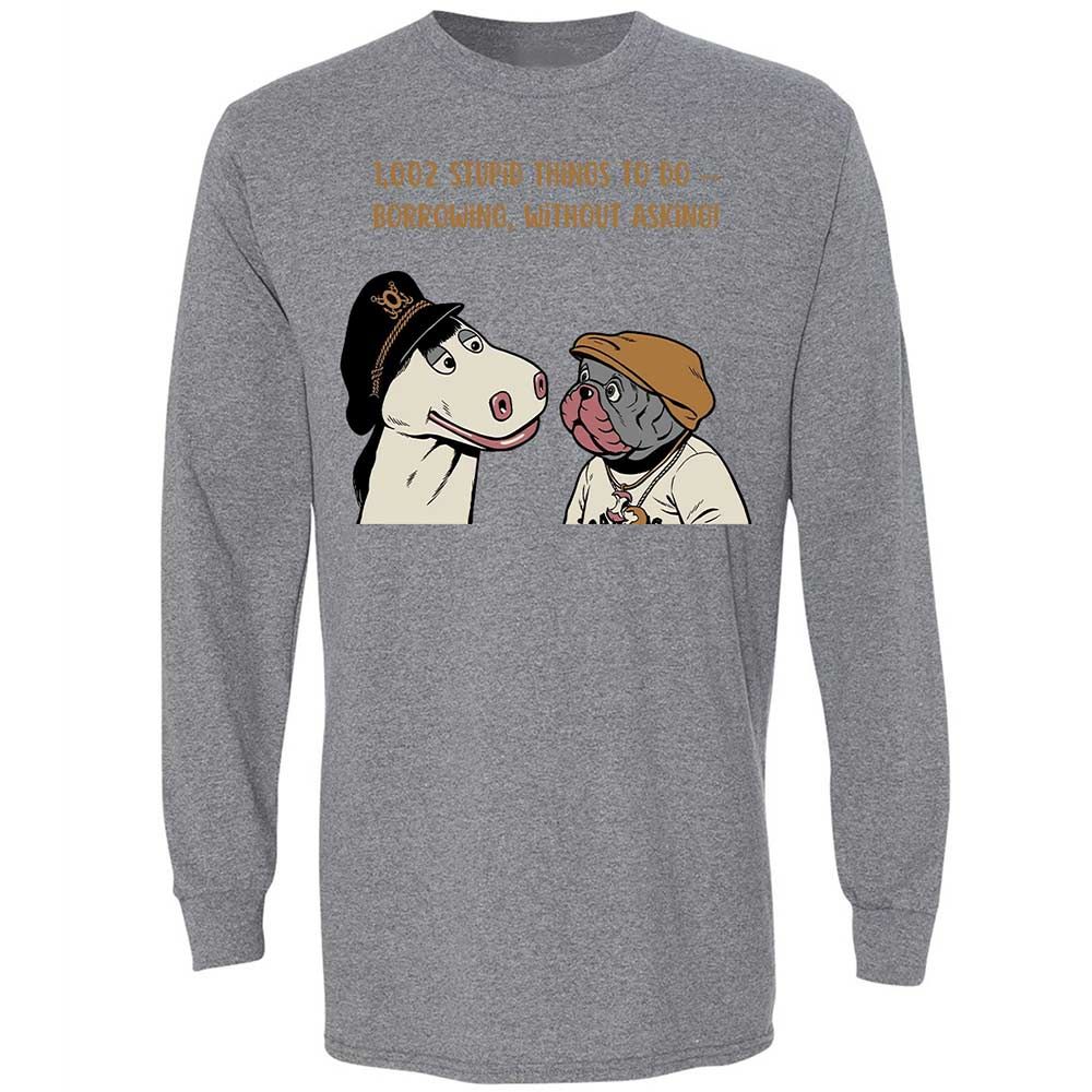 Long Sleeve T-Shirt - EM71BH8F - Graphite Heather - 18