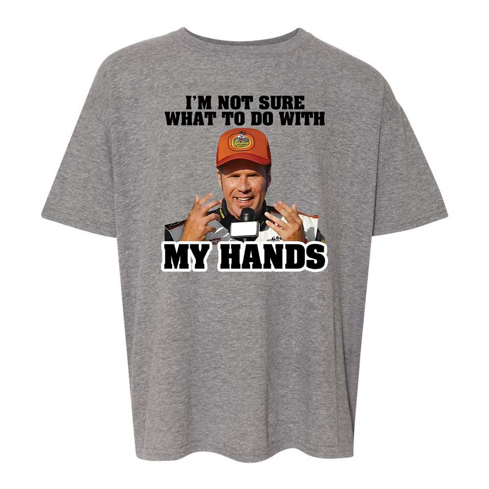 I'm Not Sure What To Do With My Hands - Graphite Heather - 18