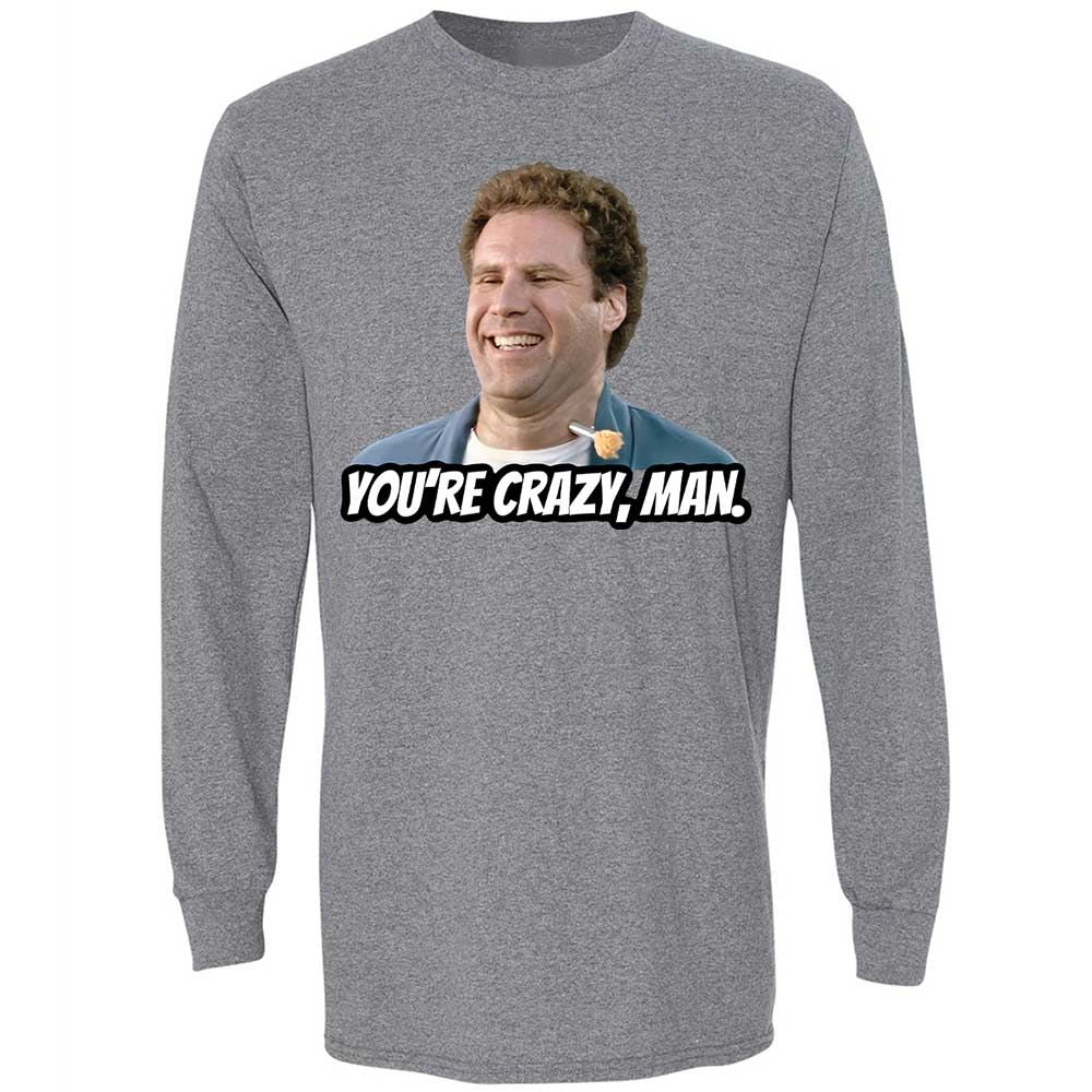 You're crazy, man - Graphite Heather - 18