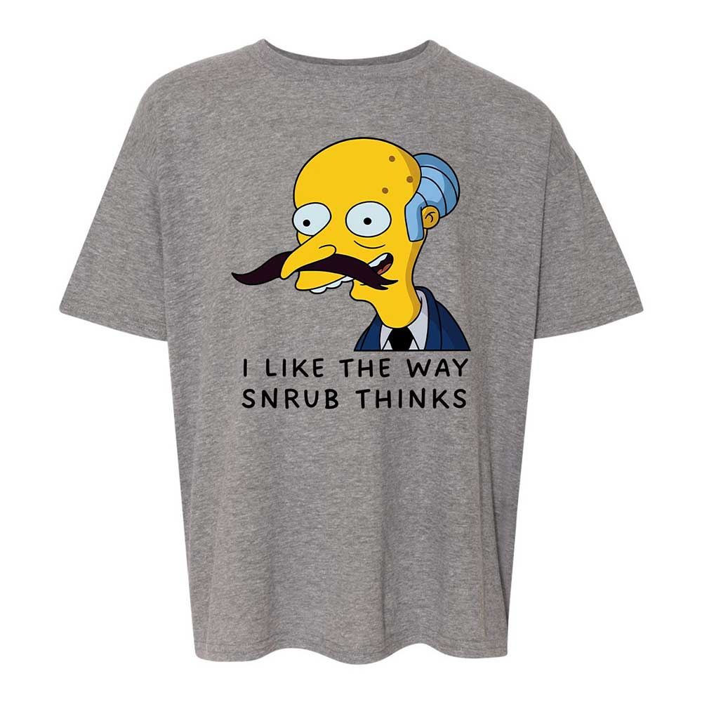 I Like the Way Snrub Thinks - Graphite Heather - 18