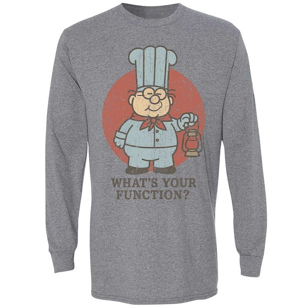 Long Sleeve T-Shirt - WAQ4ZNVR - Graphite Heather - 18