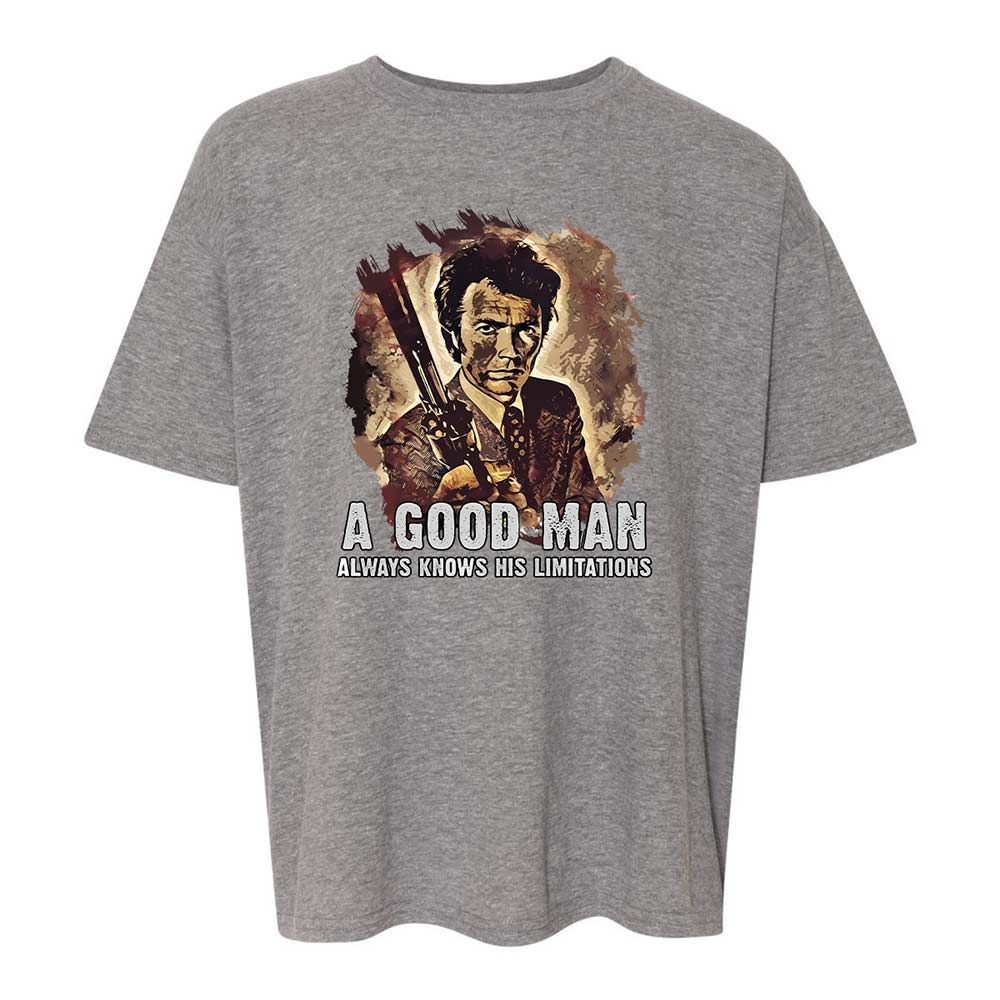 A good man always knows his limitations - Graphite Heather - 18